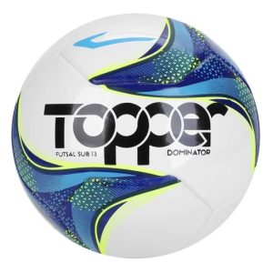 Bola Futsal Topper Dominator Sub 13 - Branco