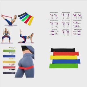 Kit 5 Elásticos Exercício Thera Band