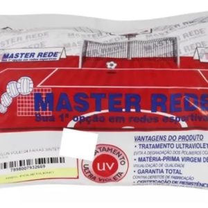 Rede Volei Quadra - Nylon- 2 ou 4 Faixas Sintética-master-oficial